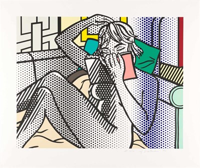 Lot 455 - Roy Lichtenstein (1923-1997) NUDE READING...