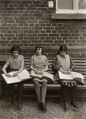 Lot 553 - SANDER, AUGUST (1876-1964) Blind Children,...