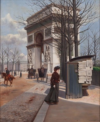 Lot 63 - Gustave Neymark French, b. 1850 L'arc de...