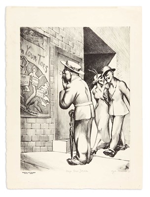 Lot 458 - Kyra Markham STAGE DOOR JOHNNIE Lithograph,...