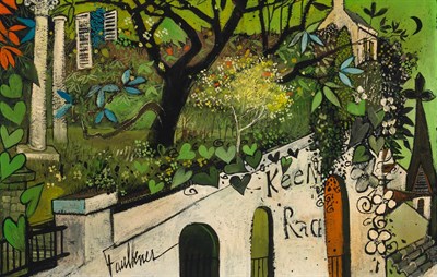 Lot 1160 - Henry Faulkner American, 1924-1981 Garden Wall...