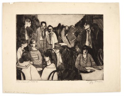 Lot 372 - Peggy Bacon (1895-1987) THE LUNCH ROOM (LUNCH...