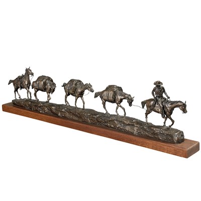 Lot 52 - Earle Heikka American, 1910-1941 Pack Train,...