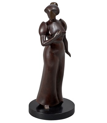 Lot 49 - John Huggins English, b. 1938 Standing Woman...