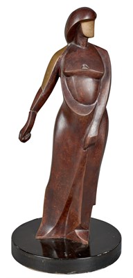 Lot 45 - John Huggins English, b. 1938 Standing Woman...