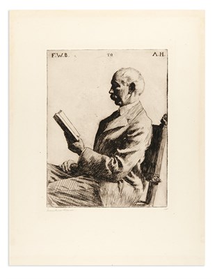 Lot 385 - Frank Weston Benson (1862-1951) PORTRAIT OF...