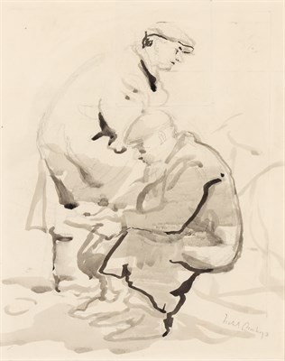 Lot 41 - Isabel Bishop American, 1902-1988 Two Union...