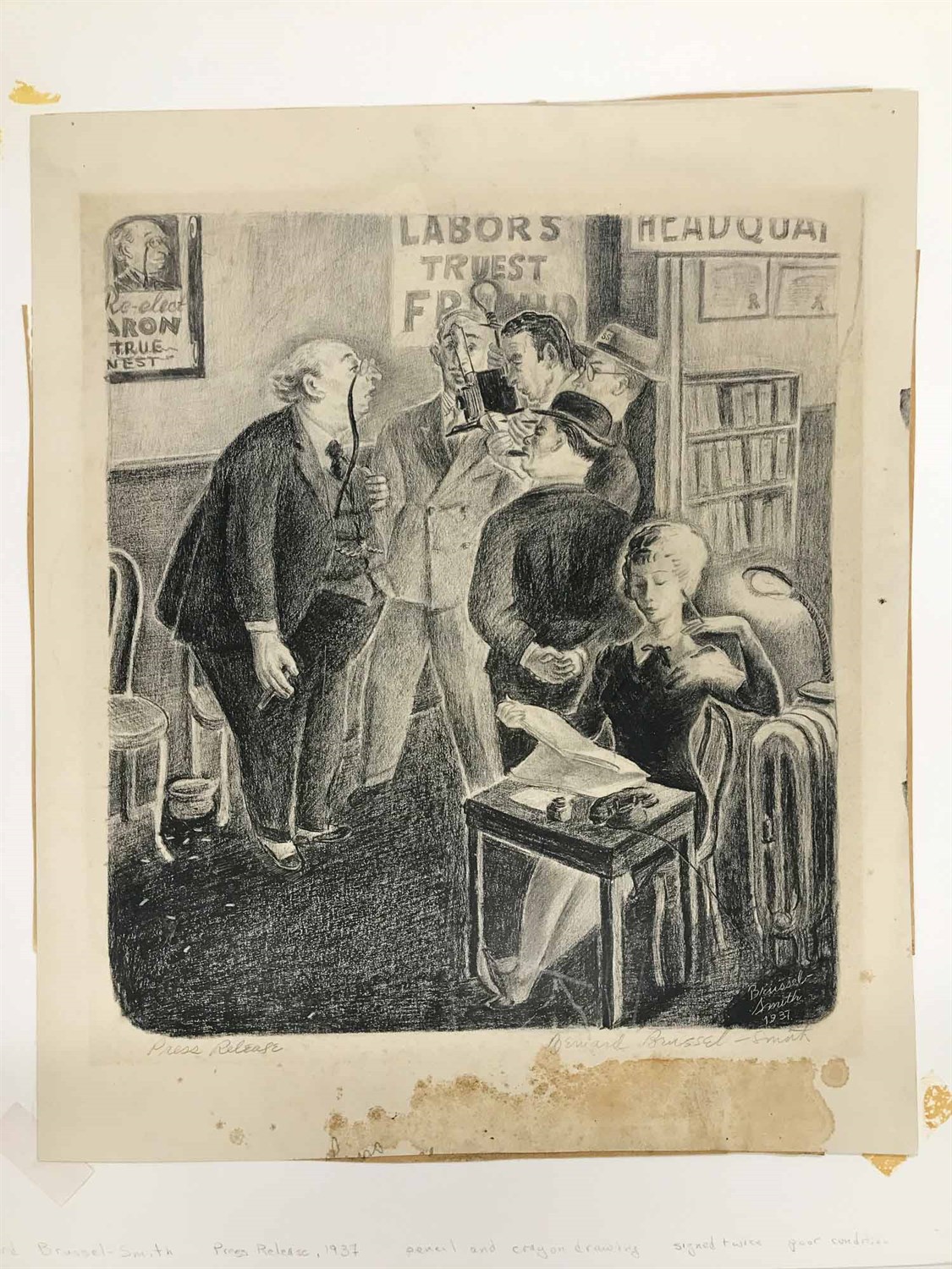 Lot 67 - Bernard Brussel-Smith American, 1914-1989...