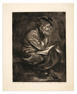 Lot 407 - Minna Citron LADY WITH THE PROGRAM Etching and...