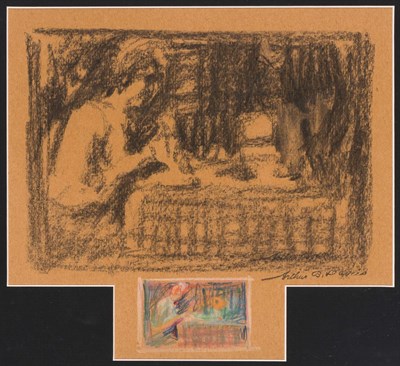 Lot 114 - Arthur B. Davies American, 1862-1928 Two...
