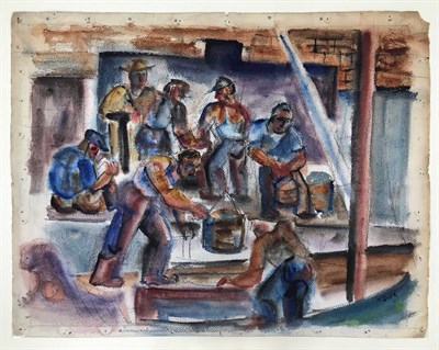 Lot 123 - Nathaniel Dirk American, 1895-1961 Gloucester...