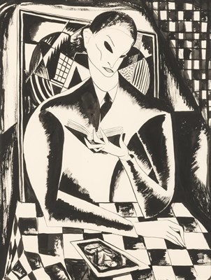 Lot 130 - Marcel Dumont Belgian, 1910-1985 Homme dans...