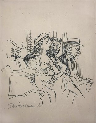 Lot 141 - Don Freeman American, 1908-1978 On the Subway...