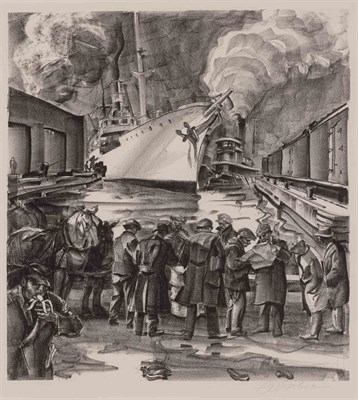 Lot 434 - Joseph Webster Golinkin BANANA BOAT Lithograph,...