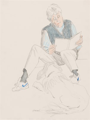 Lot 189 - Hananiah Harari American, 1912-2000 Ethel...