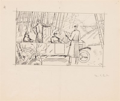 Lot 235 - Jean-Emile Laboreur French, 1877-1943 Le Route...