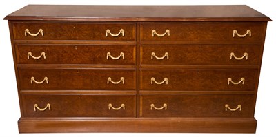 Lot 401 - Louis XVI Style Marble Top Mahogany Chest of...