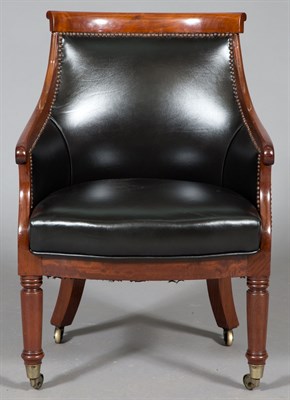 Lot 266 - George IV Mahogany Bergère Second quarter 19th...