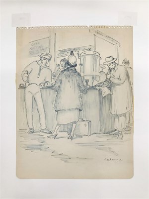 Lot 241 - Edna Lawrence American, 1898-1987 Lunch...