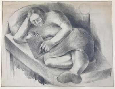 Lot 255 - Saul Lishinsky American, 1920-2012 Reclining...