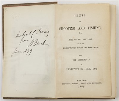 Lot 111 - IDLE, CHRISTOPHER (pseud.) Hints on Shooting...