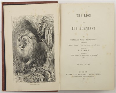 Lot 10 - ANDERSSON, CHARLES JOHN The Lion and The...