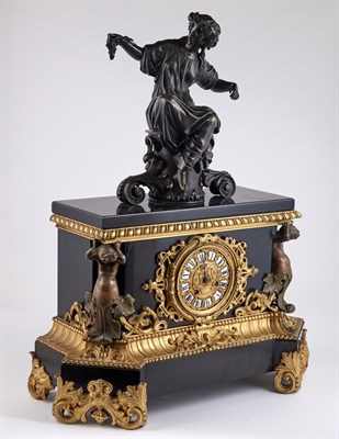 Lot 391 - Napoleon III Gilt and Patinated Metal-Mounted...