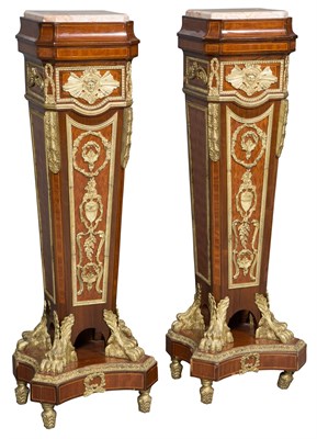 Lot 446 - Pair of Louis LXVI Style Gilt-Metal-Mounted...