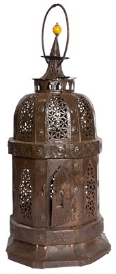 Lot 279 - Moorish Style Pierced, Embossed and Patinated...