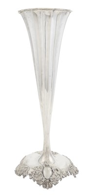 Lot 287 - American Sterling Silver Fluted Trumpet Form...