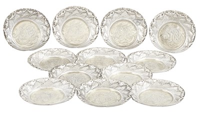 Lot 375 - Set of Twelve Tiffany & Co. Sterling Silver...