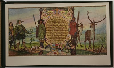 Lot 126 - LINDNER, KURT The Hunting Book of Wolfgang...