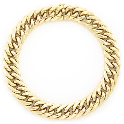 Lot 1577 - Gold Link Necklace