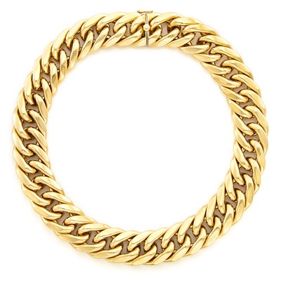 Lot 1306 - Gold Link Necklace