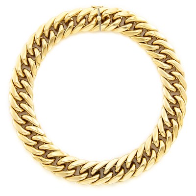 Lot 1194 - Gold Link Necklace