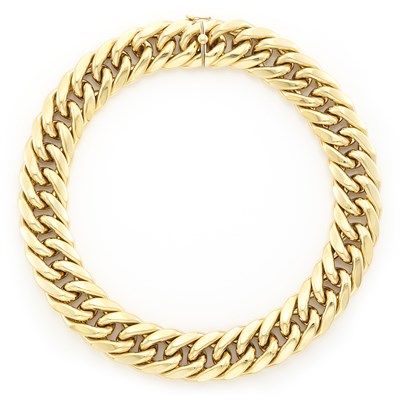 Lot 1623 - Gold Link Necklace