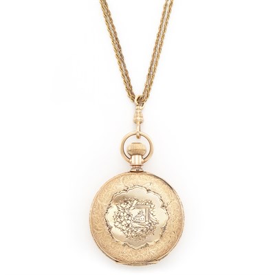 Lot 1570 - Lady's Hunting Case Pocket Watch, Elgin