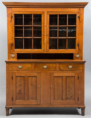 Lot 502 - Chippendale Walnut Hutch Cupboard Delaware...