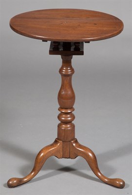 Lot 465 - Queen Anne Walnut Tilt-Top Tripod Stand...