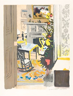 Lot 184 - Fairfield Porter THE CHRISTMAS TREE (L. 21)...