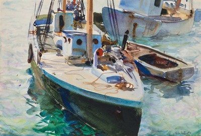 Lot 1067 - John Whorf American, 1903-1959 Sailboats...