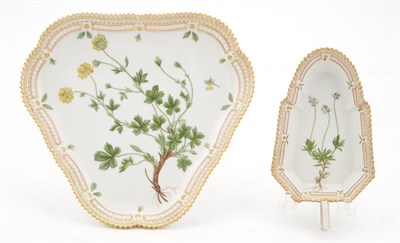 Lot 557 - Two Royal Copenhagen Porcelain 'Flora Danica'...