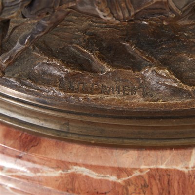 Lot 136 - Russian Bronze Group of a Winter Ride in a...