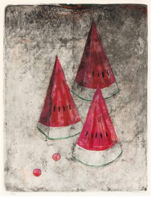 Lot 200 - Rufino Tamayo SANDÍA #2 (P. 119) Color...