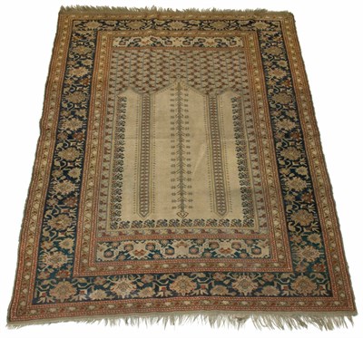 Lot 540 - Ghiordes Prayer Rug West Anatolia, circa 1900...