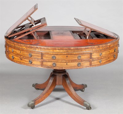 Lot 135 - George III Style Mahogany Library Table Height...