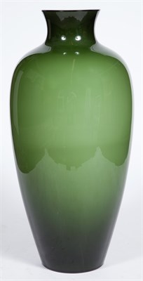 Lot 241 - Venini Green and White Glass Cinese Vase...