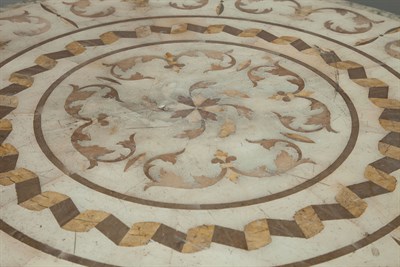 Lot 254 - 19th Century Inlaid Marble Garden Table With R....