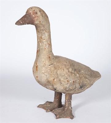 Lot 162 - Two Chinese Painted Metal Ducks Height 24...