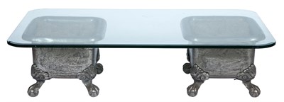 Lot 165 - Pair of French Polished Steel Wine Coolers Now...